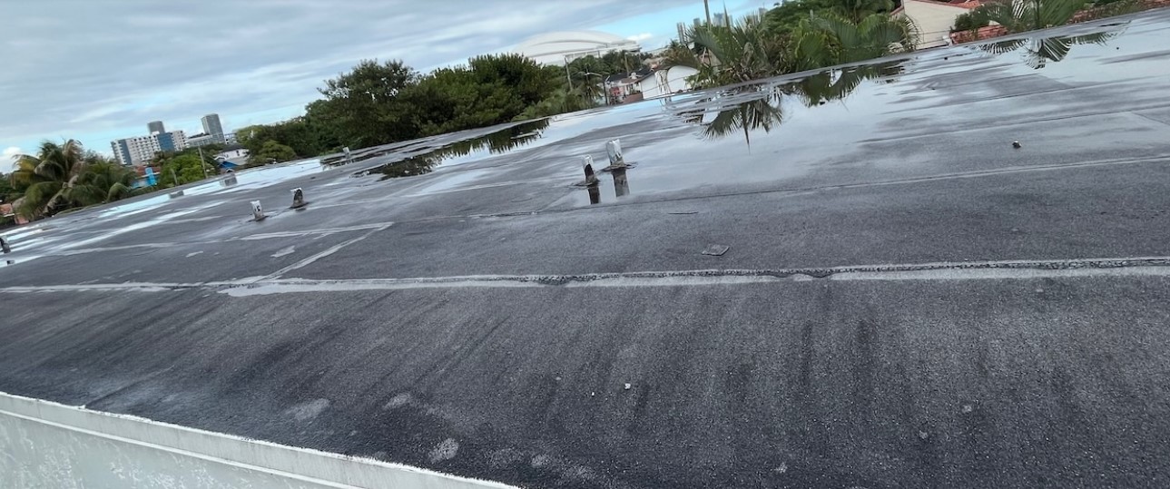 Roof Ponding Water